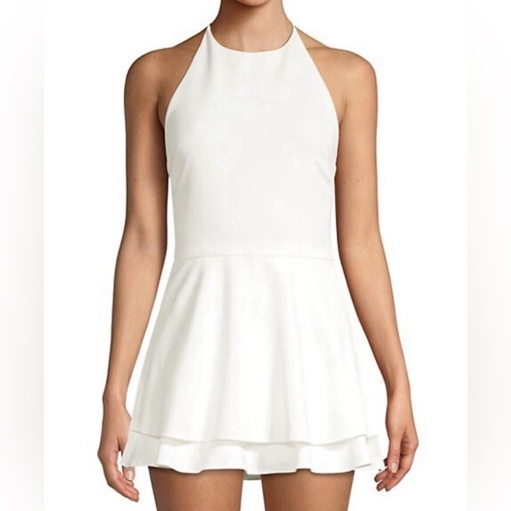 Alice + Olivia White Mini Dress NWT 0